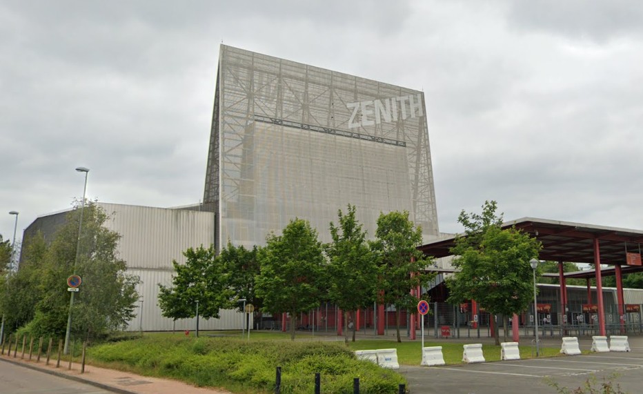 Vue extérieure du Zenith de Dijon (21), accessible en TAXI ou VTC Allo!Taxi'Cab