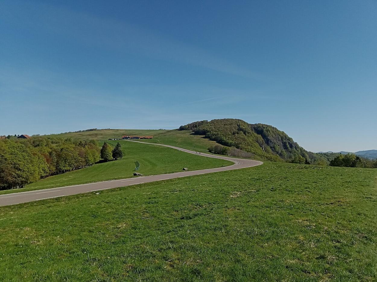 Vue du Ballon d'Alsace (88), accessible en TAXI ou VTC Allo!Taxi'Cab