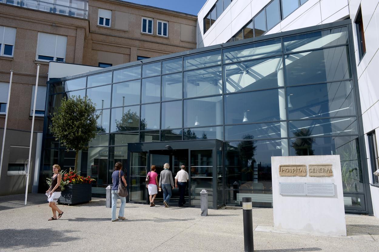 Vue du centre hospitalier de Fougères (35), accessible en TAXI ou VTC Allo!Taxi'Cab