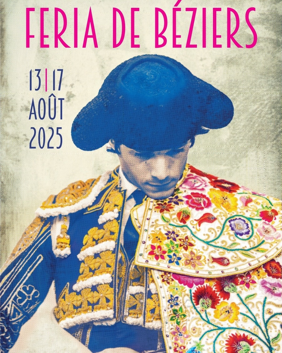 Affiche de la Féria de Béziers 2025, accessible en TAXI ou VTC Allo!Taxi'Cab