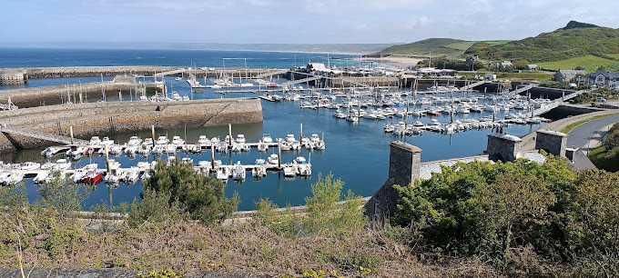 Vue de la Gare maritime de Tréauville, accessible en TAXI ou VTC Allo!Taxi'Cab